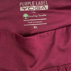 Purple label “wine” color XL scrub pants